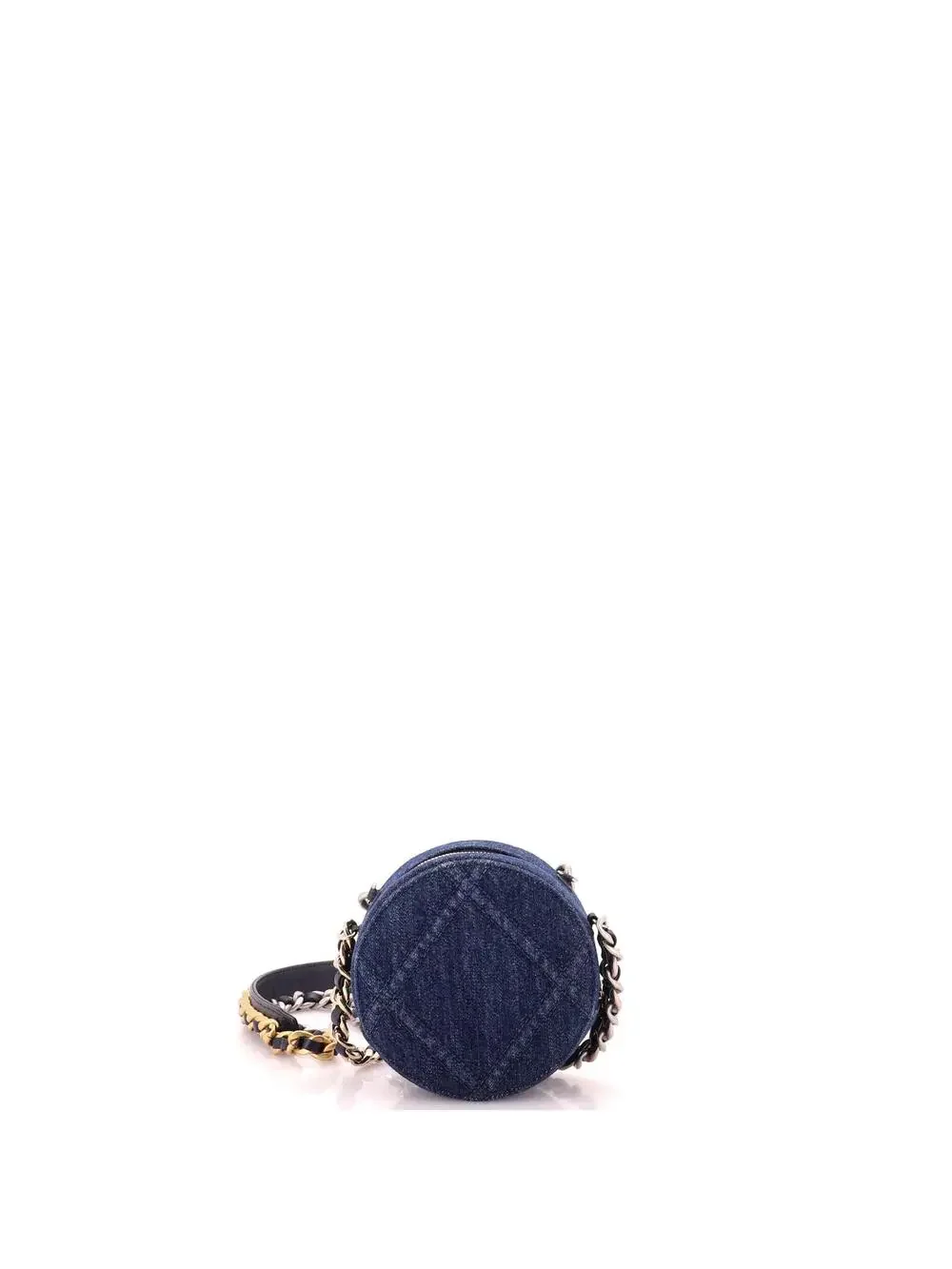 Chanel 19 Round Clutch With Chain #307013C25B